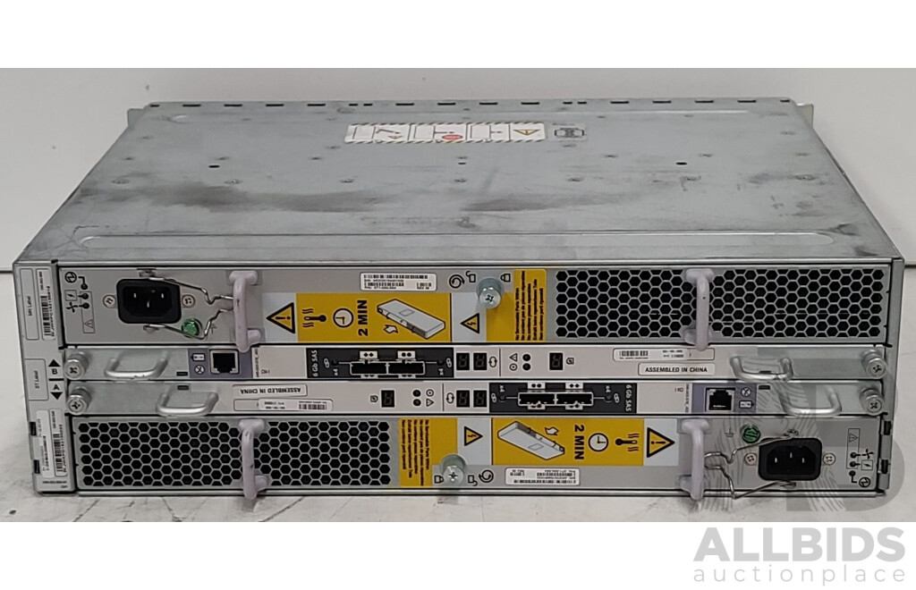Dell EMC (KTN-STL3) 15-Bay (30TB) 3RU Hard Drive Array W/ DAE Controller Modules