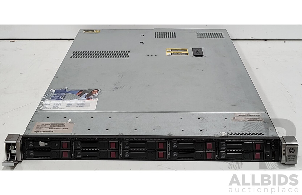 HP Proliant DL360p Gen8 Dual Intel Xeon (E5-2630) 2.3GHz-2.8GHz 6-Core CPU 1RU Server