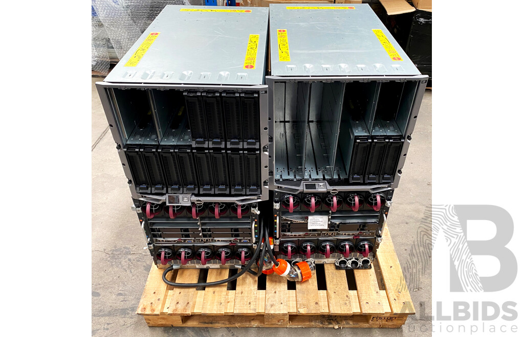 Pallet of Assorted Blade Server Enclosure (Dell/HP)