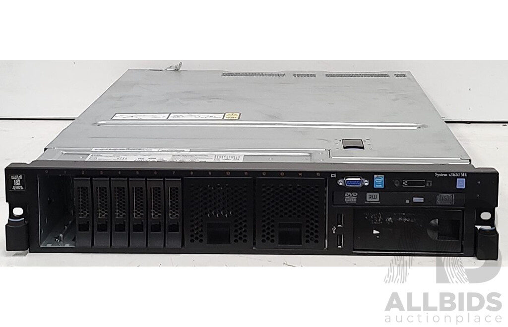 IBM System x3650 M4 Dual Intel Xeon (E5-2680 v2) 2.8GHz-3.6GHz 10-Core CPU 2RU Server