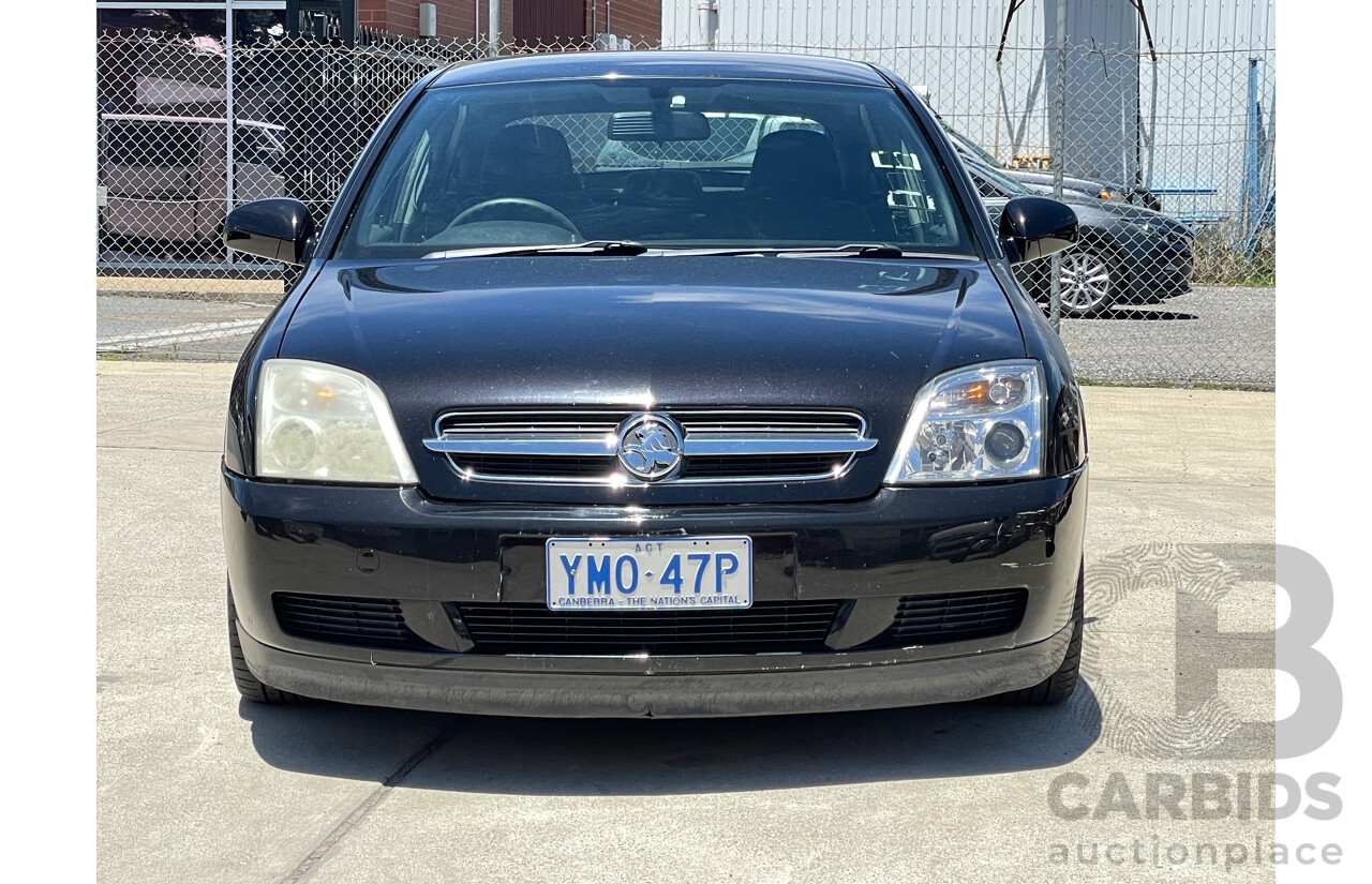 6/2006 Holden Vectra CD ZC MY05 UPGRADE 4d Sedan Black 3.2L