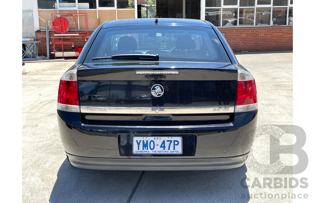 6/2006 Holden Vectra CD ZC MY05 UPGRADE 4d Sedan Black 3.2L