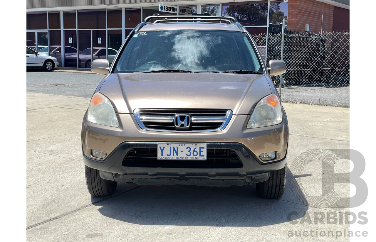 6/2004 Honda CRV (4x4) Sport MY04 4d Wagon Gold 2.4L