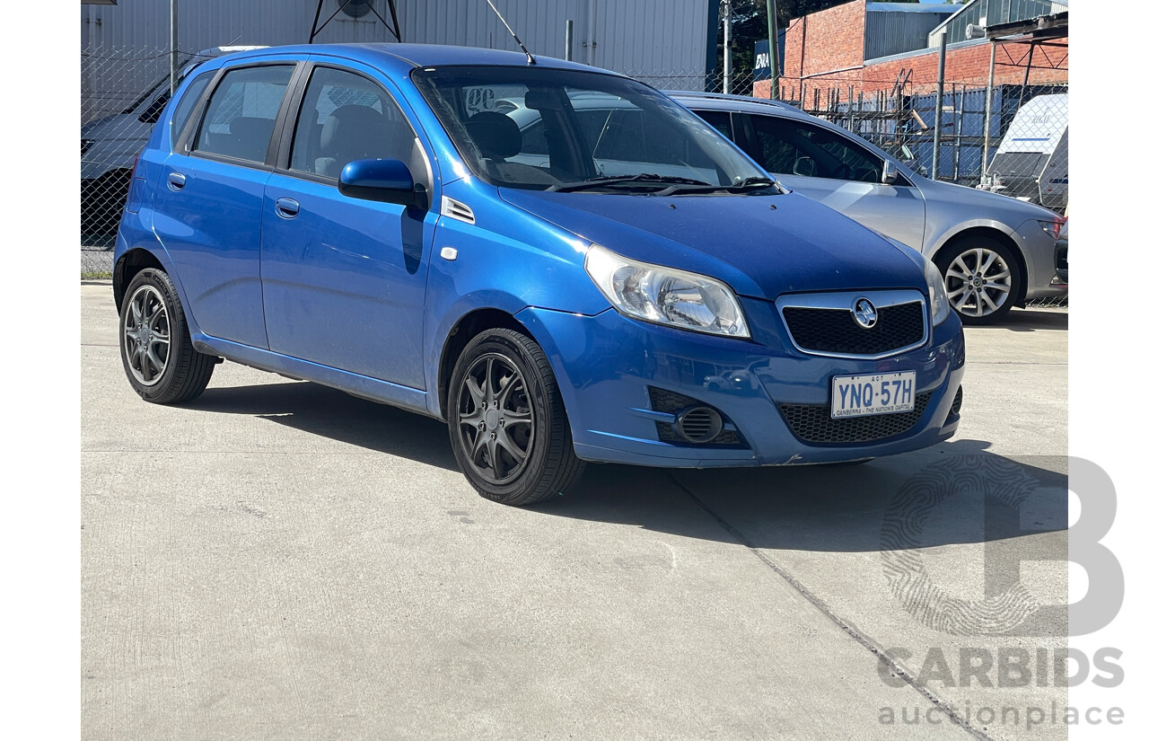 10/2009 Holden Barina  TK MY09 5d Hatchback Blue 1.6L