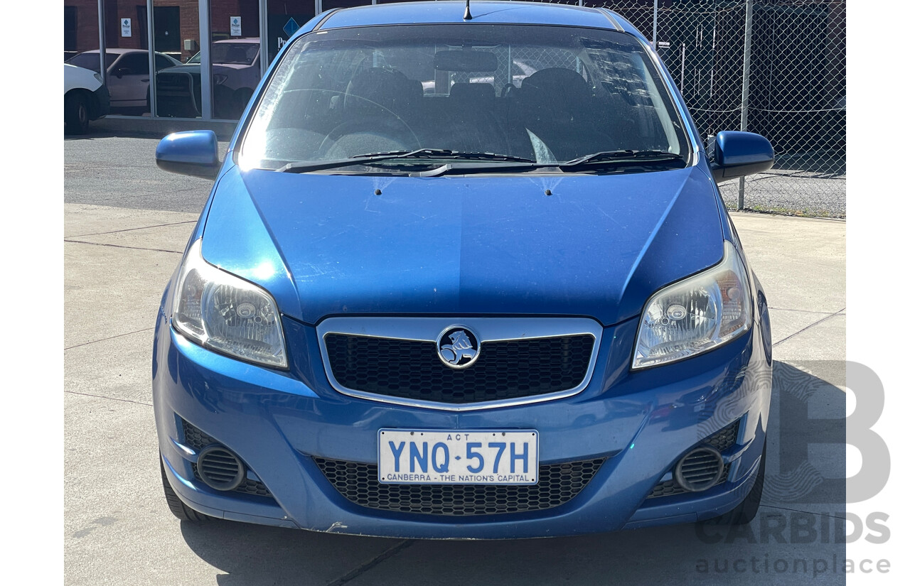 10/2009 Holden Barina  TK MY09 5d Hatchback Blue 1.6L