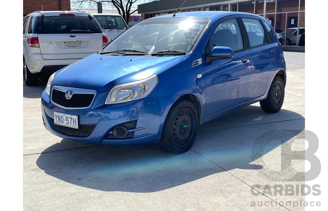 10/2009 Holden Barina  TK MY09 5d Hatchback Blue 1.6L