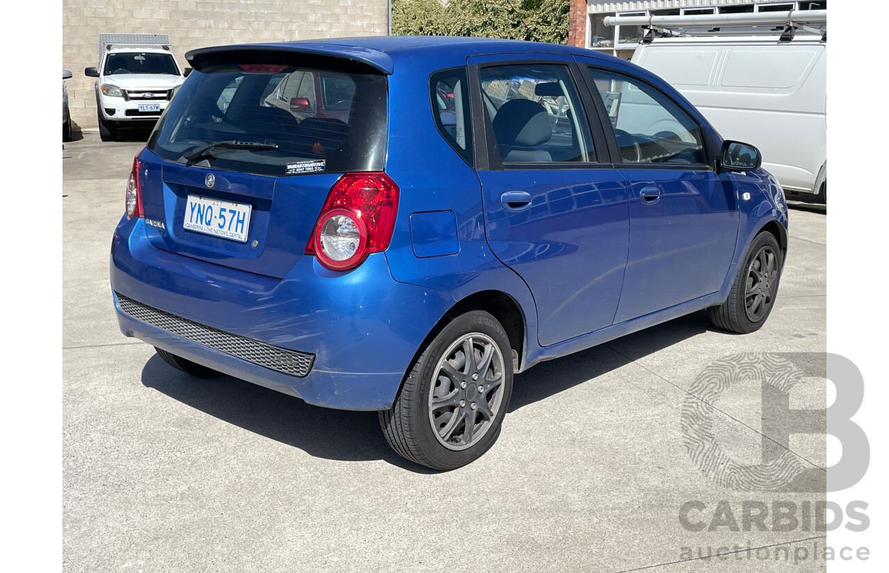 10/2009 Holden Barina  TK MY09 5d Hatchback Blue 1.6L