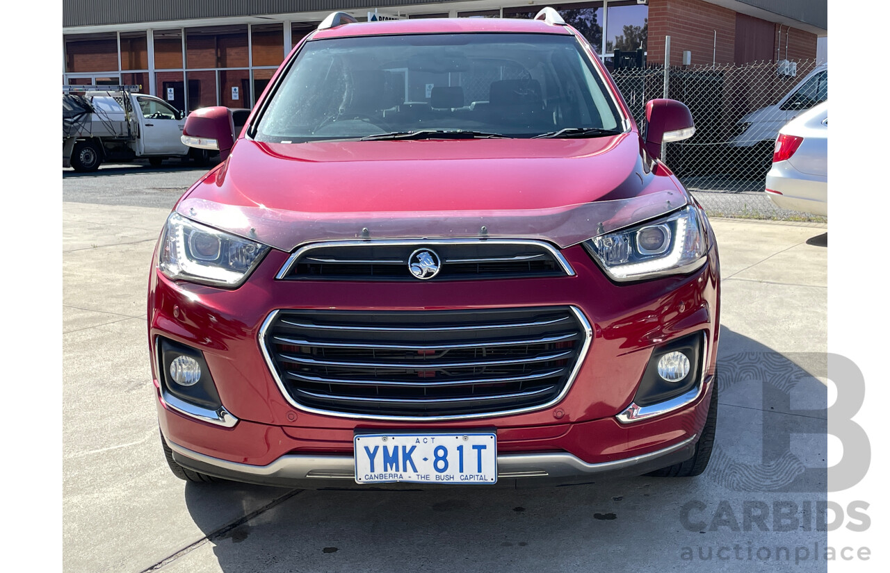 11/2016 Holden Captiva 7 LTZ (awd) CG MY15 4d Wagon Red 3.0L