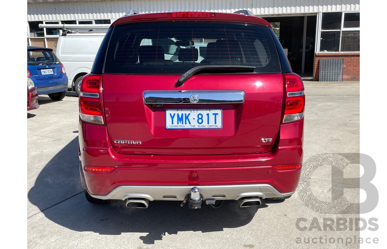 11/2016 Holden Captiva 7 LTZ (awd) CG MY15 4d Wagon Red 3.0L