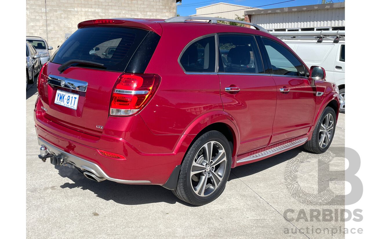 11/2016 Holden Captiva 7 LTZ (awd) CG MY15 4d Wagon Red 3.0L