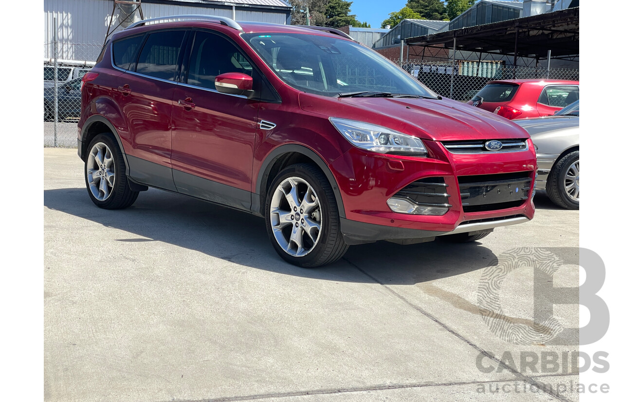 8/2015 Ford Kuga Titanium (awd) TF 4d Wagon Red 2.0L