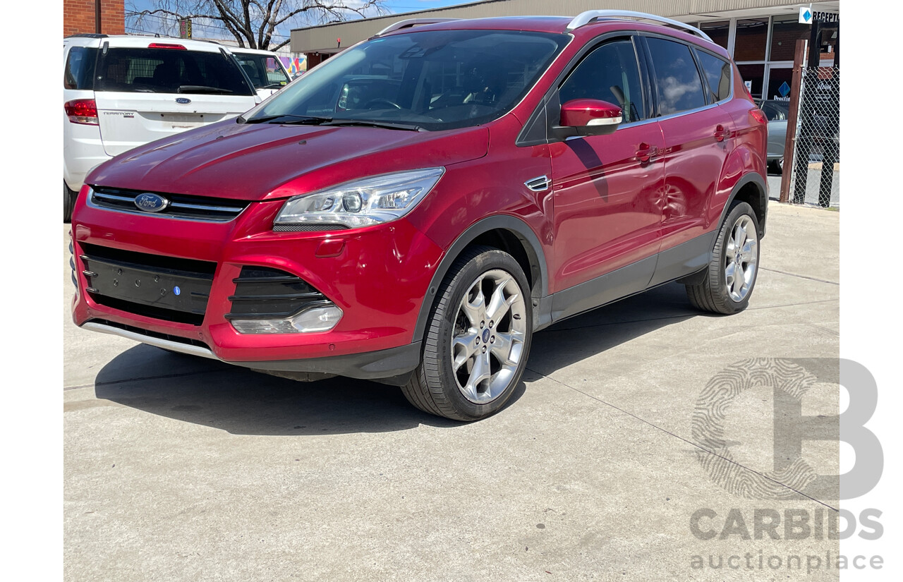 8/2015 Ford Kuga Titanium (awd) TF 4d Wagon Red 2.0L
