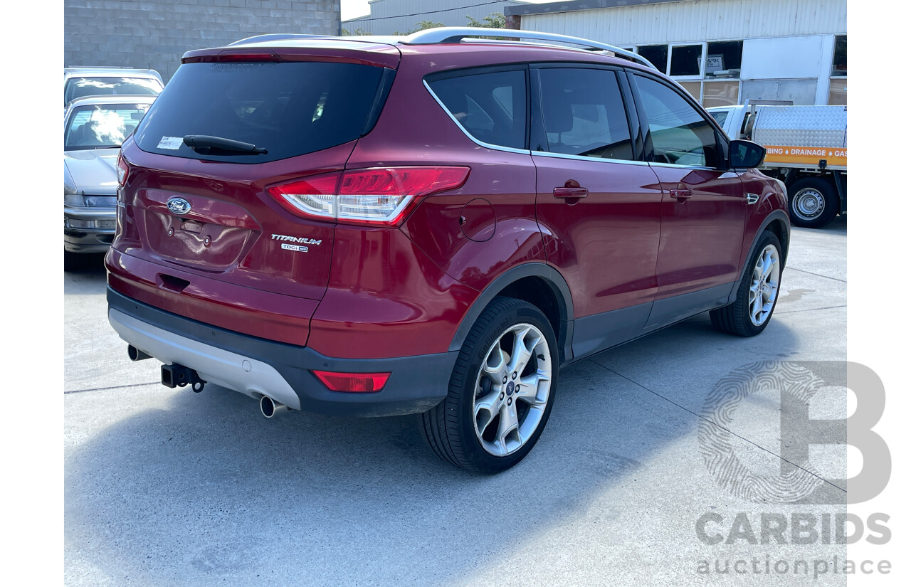 8/2015 Ford Kuga Titanium (awd) TF 4d Wagon Red 2.0L