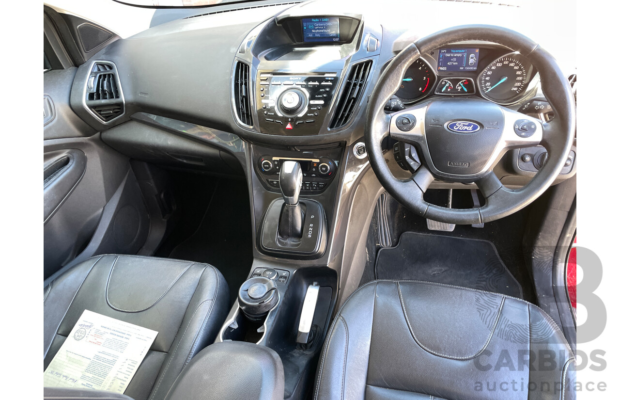 8/2015 Ford Kuga Titanium (awd) TF 4d Wagon Red 2.0L