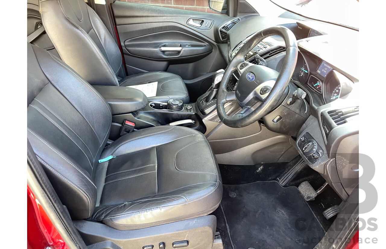 8/2015 Ford Kuga Titanium (awd) TF 4d Wagon Red 2.0L