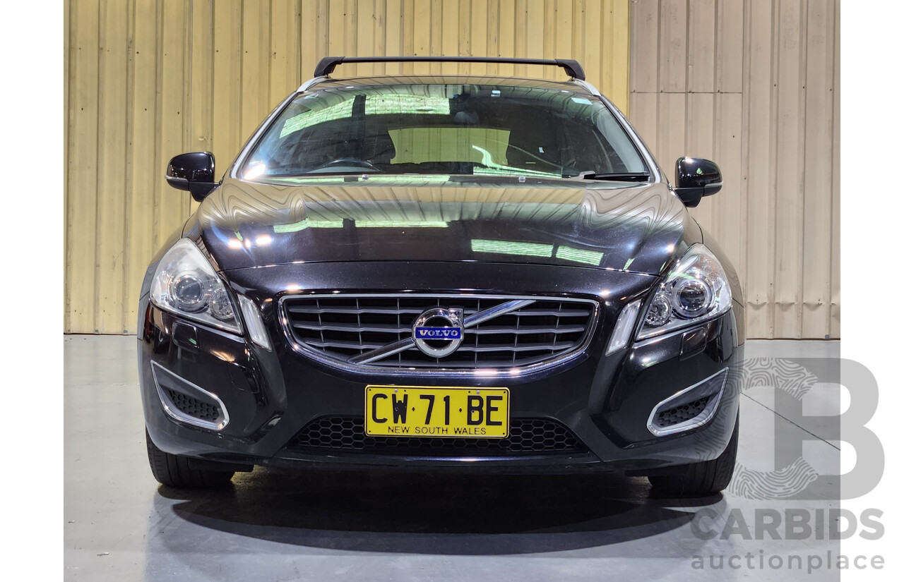 11/2011 Volvo V60 T4 F MY12 4d Wagon Black 1.6L Turbo