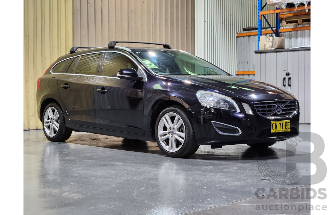 11/2011 Volvo V60 T4 F MY12 4d Wagon Black 1.6L Turbo