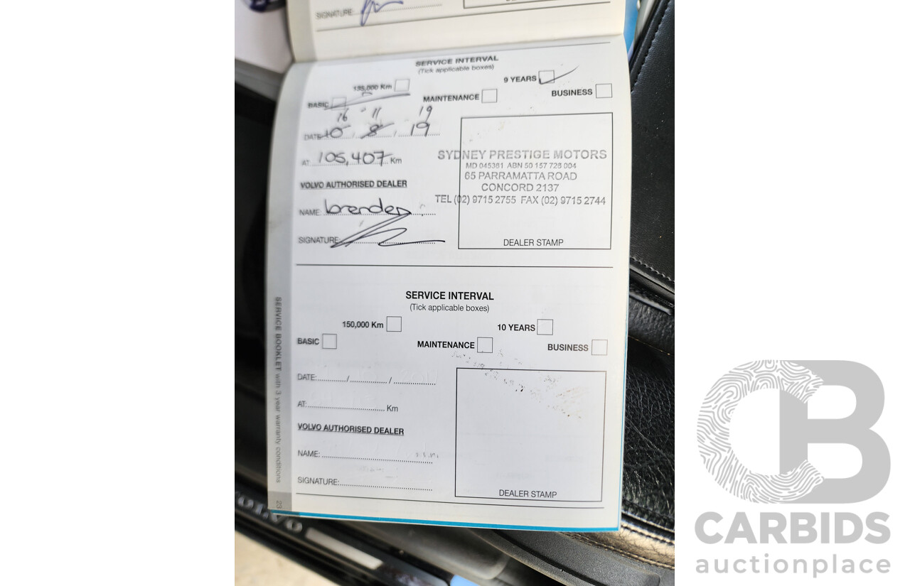11/2011 Volvo V60 T4 F MY12 4d Wagon Black 1.6L Turbo