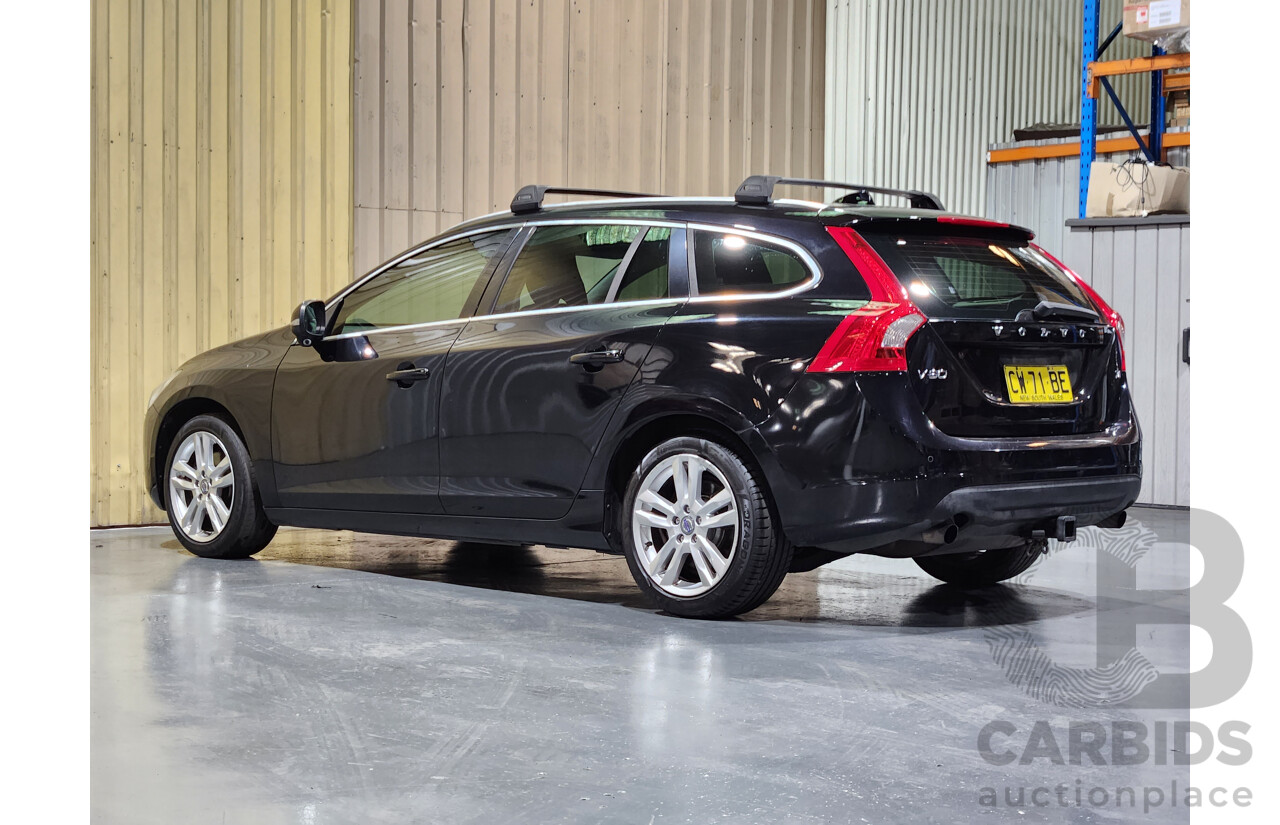 11/2011 Volvo V60 T4 F MY12 4d Wagon Black 1.6L Turbo