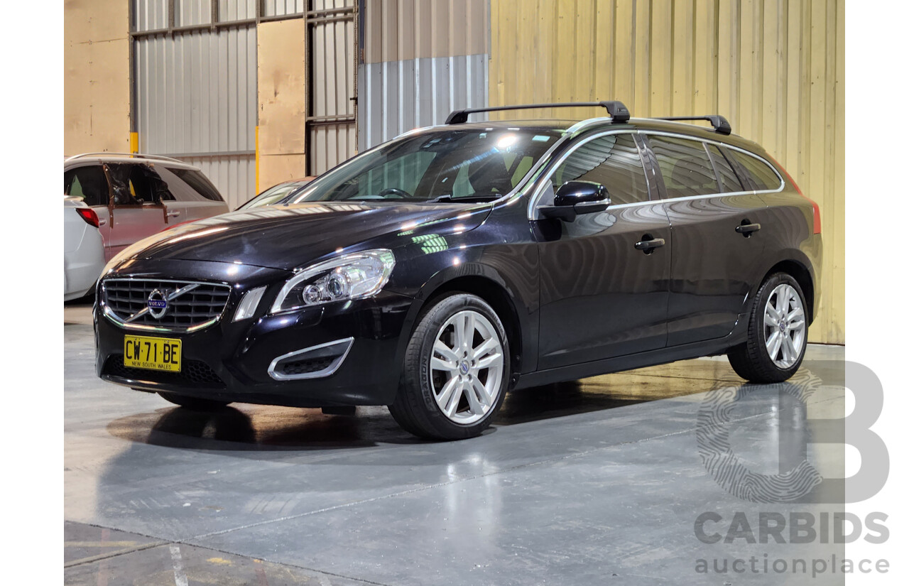 11/2011 Volvo V60 T4 F MY12 4d Wagon Black 1.6L Turbo