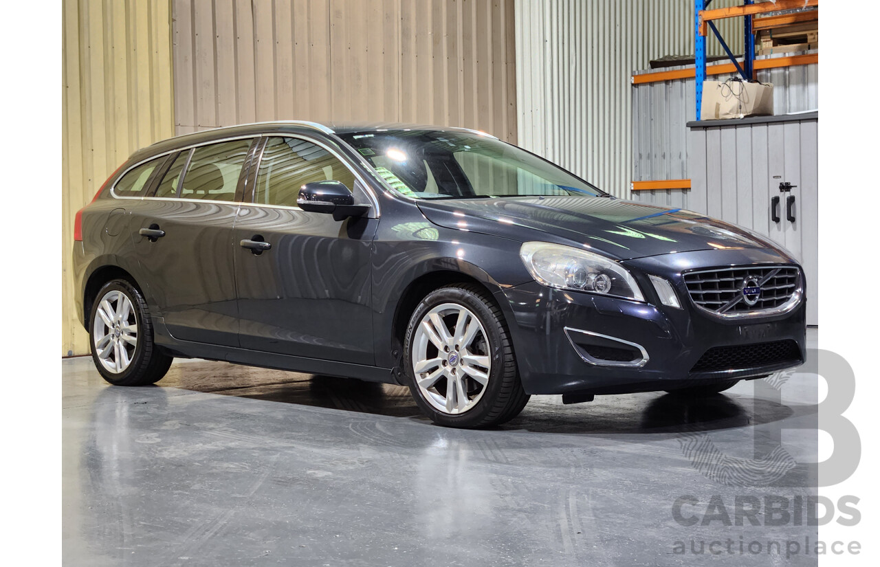 5/2012 Volvo V60 T5 F MY12 4d Wagon Dark Grey 2.0L Turbo