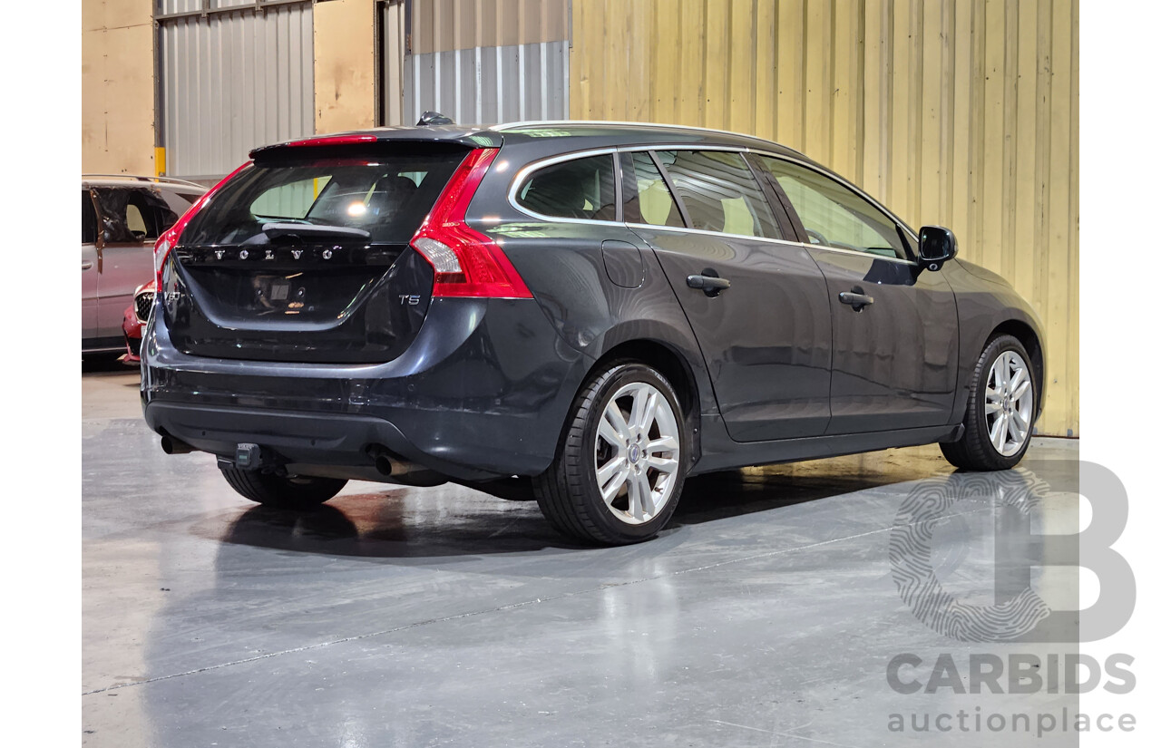 5/2012 Volvo V60 T5 F MY12 4d Wagon Dark Grey 2.0L Turbo