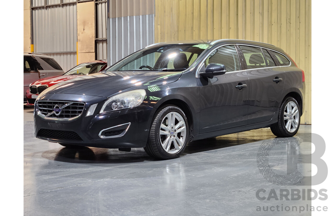 5/2012 Volvo V60 T5 F MY12 4d Wagon Dark Grey 2.0L Turbo