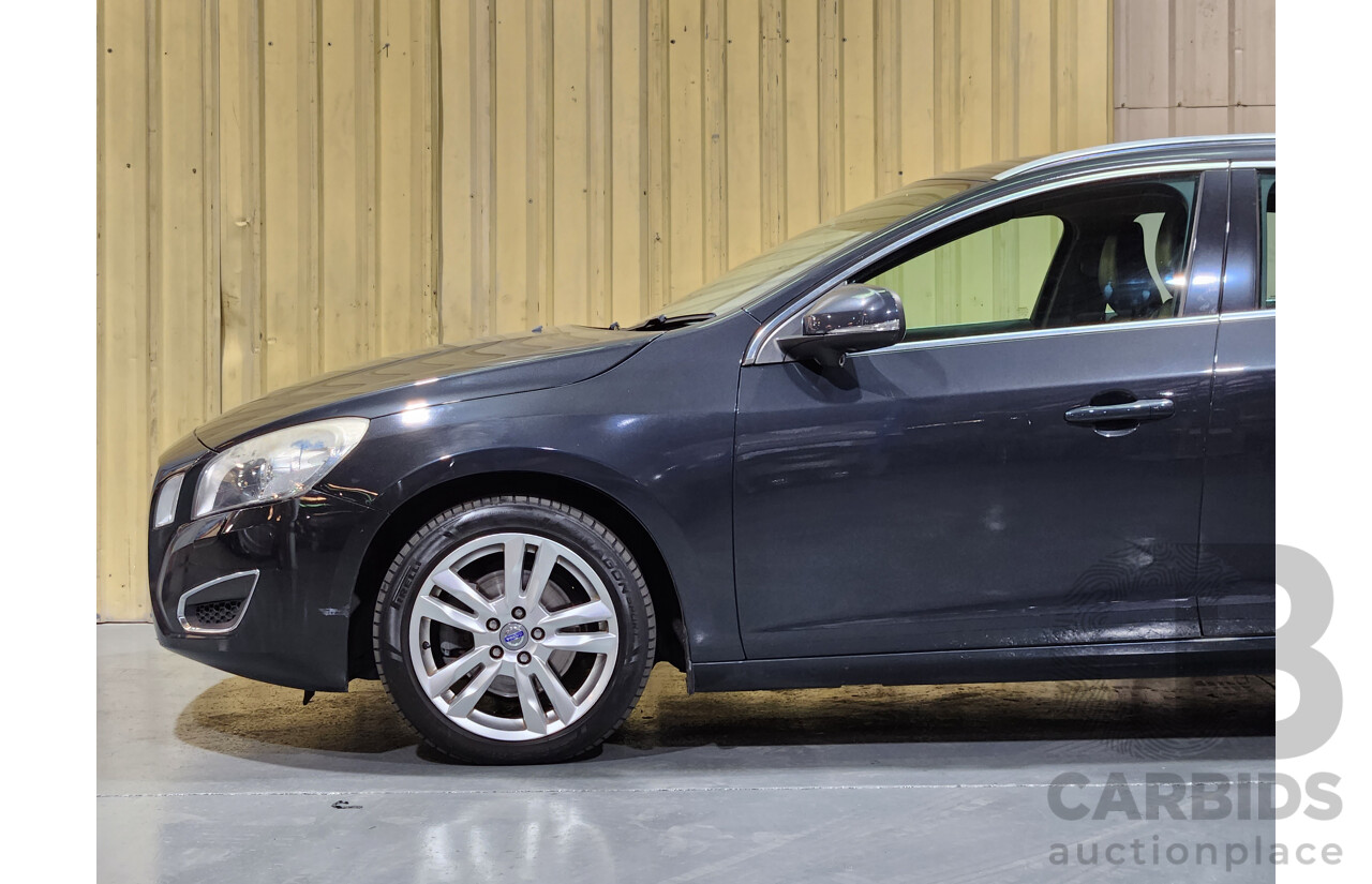 5/2012 Volvo V60 T5 F MY12 4d Wagon Dark Grey 2.0L Turbo