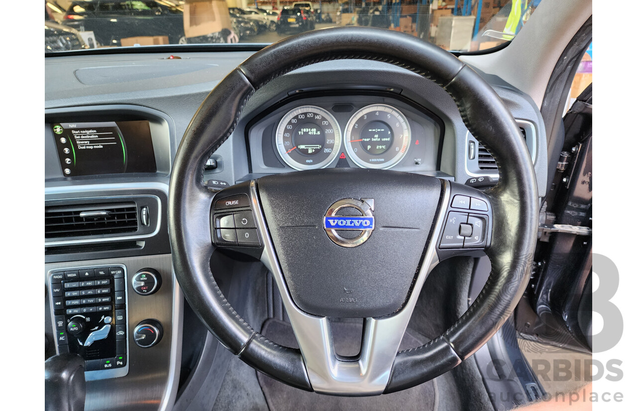 5/2012 Volvo V60 T5 F MY12 4d Wagon Dark Grey 2.0L Turbo