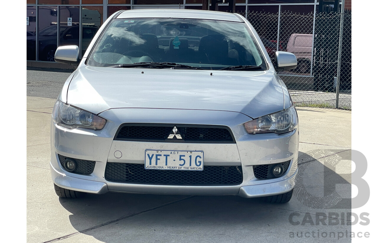 3/2009 Mitsubishi Lancer VR-X CJ MY09 4d Sedan Silver 2.4L