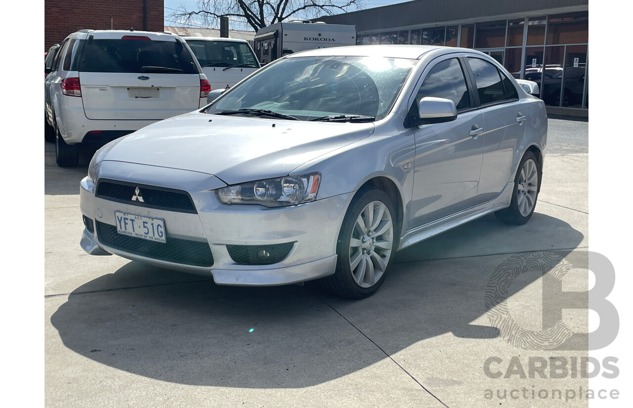 3/2009 Mitsubishi Lancer VR-X CJ MY09 4d Sedan Silver 2.4L