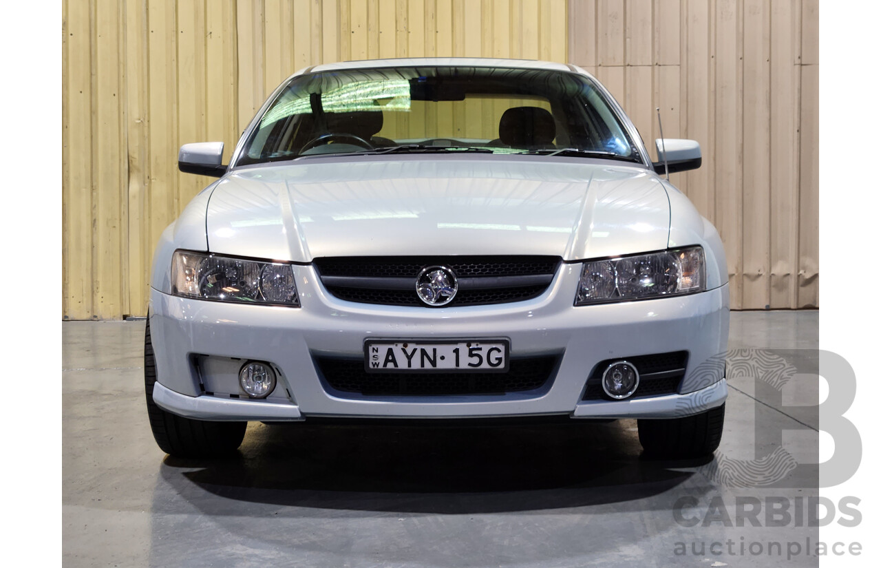 4/2006 Holden Commodore SVZ VZ MY06 4d Sedan Metallic Silver 3.6L