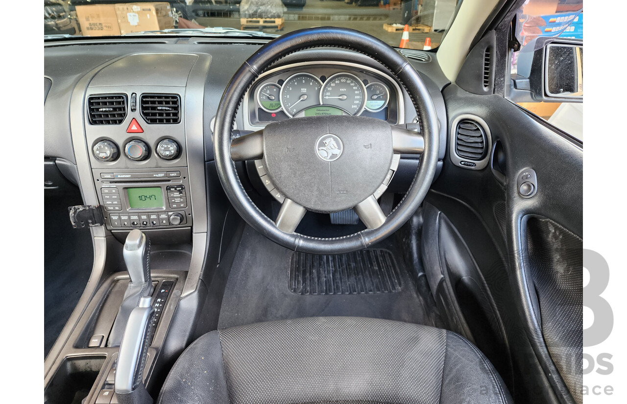 4/2006 Holden Commodore SVZ VZ MY06 4d Sedan Metallic Silver 3.6L