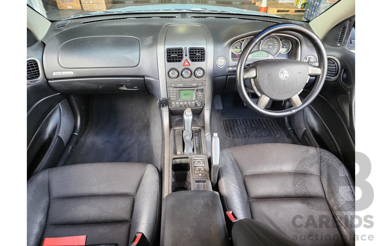 4/2006 Holden Commodore SVZ VZ MY06 4d Sedan Metallic Silver 3.6L