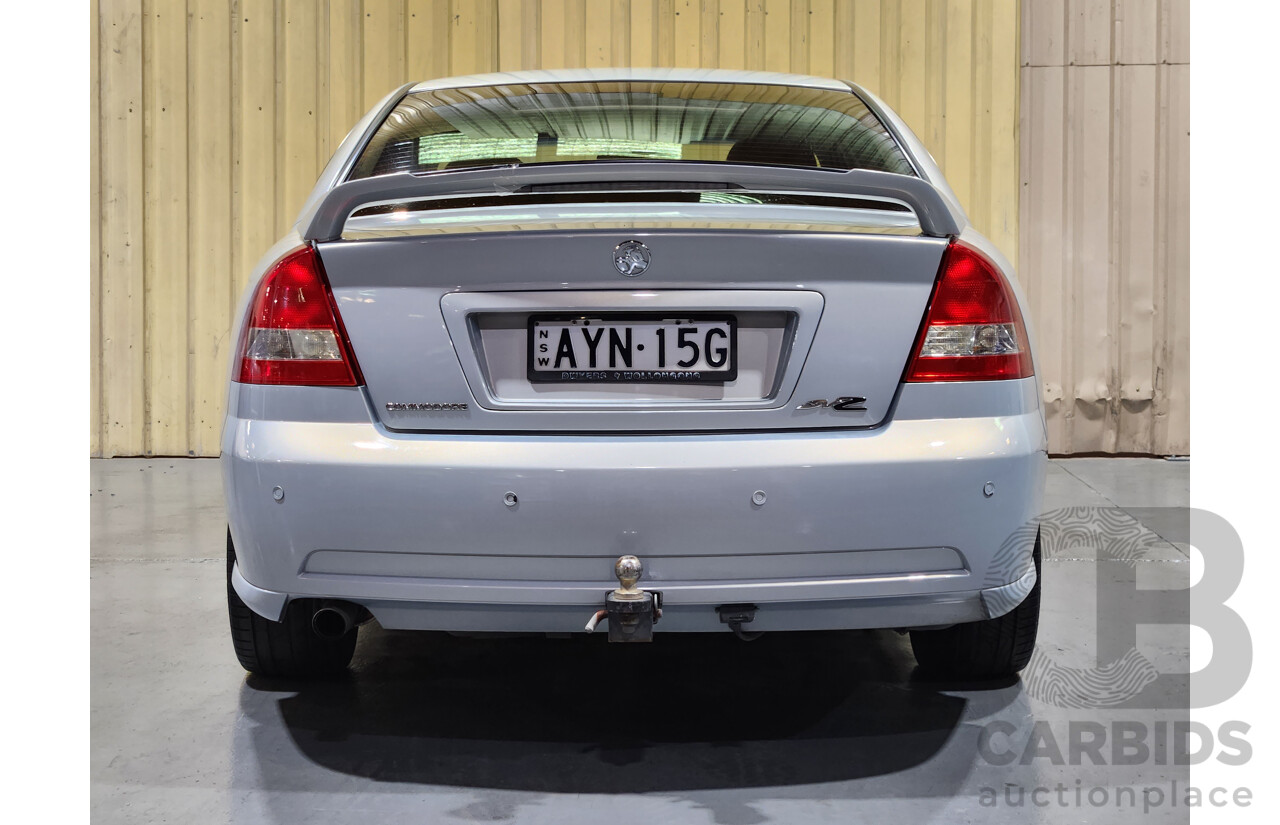 4/2006 Holden Commodore SVZ VZ MY06 4d Sedan Metallic Silver 3.6L