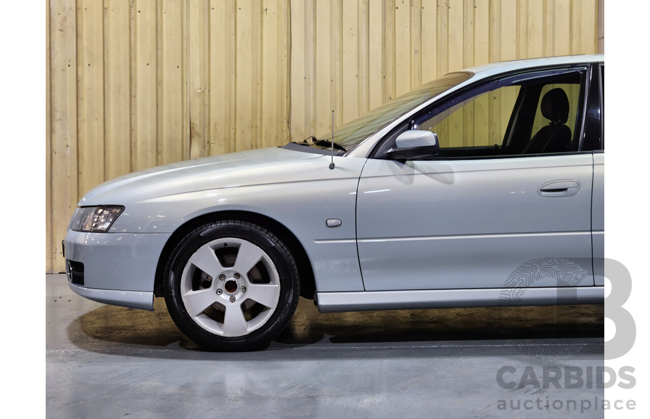 4/2006 Holden Commodore SVZ VZ MY06 4d Sedan Metallic Silver 3.6L