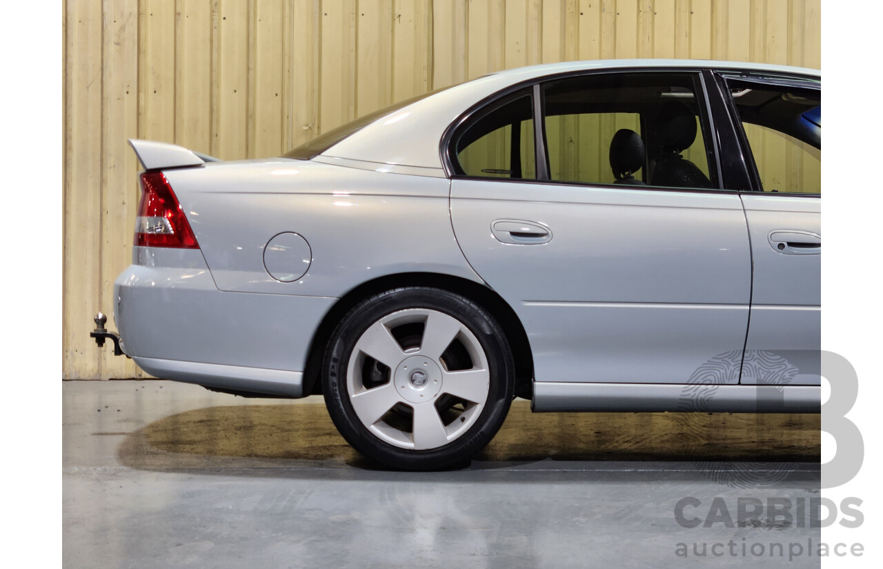 4/2006 Holden Commodore SVZ VZ MY06 4d Sedan Metallic Silver 3.6L