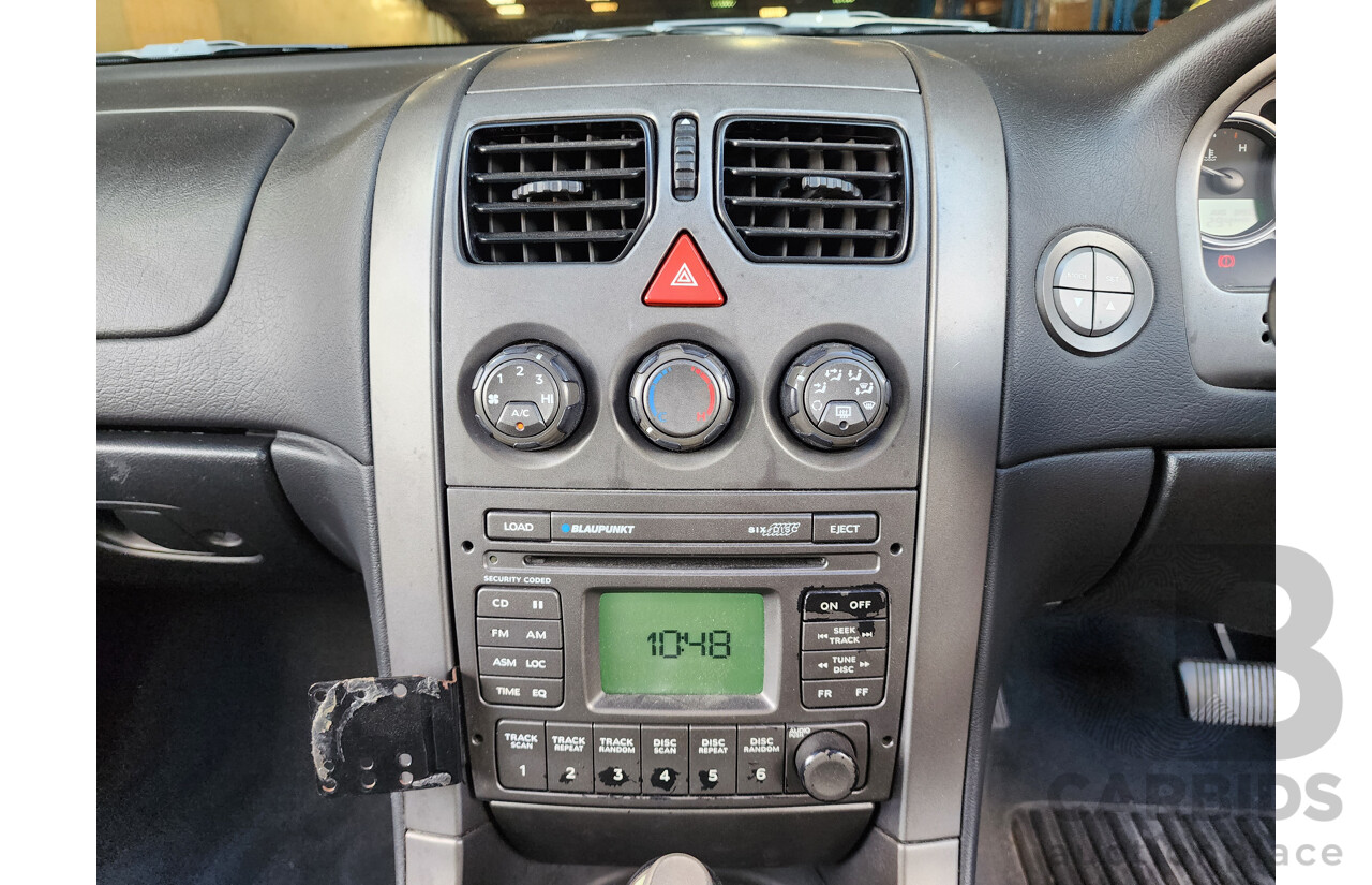 4/2006 Holden Commodore SVZ VZ MY06 4d Sedan Metallic Silver 3.6L