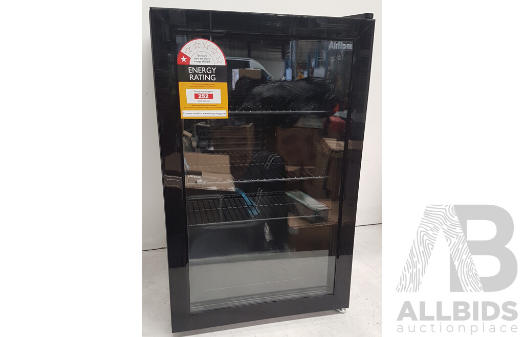 Airflo 70L Glass Door Bar Fridge - ORP $399.00