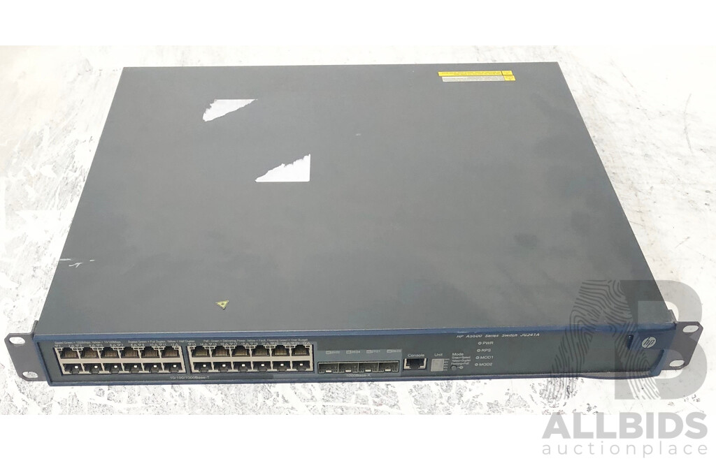 HP (JG241A) A5500 Series 24-Port Gigabit Ethernet PoE Switch