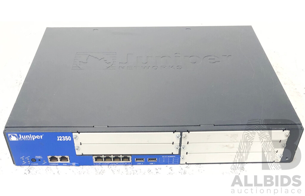 Juniper Networks (J2350-JB-SC-DC) J2350 Modular Router