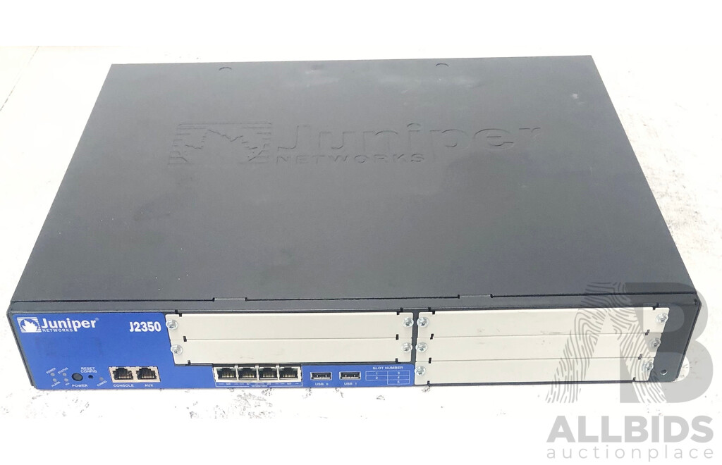 Juniper Networks (J2350-JB-SC-DC) J2350 Modular Router