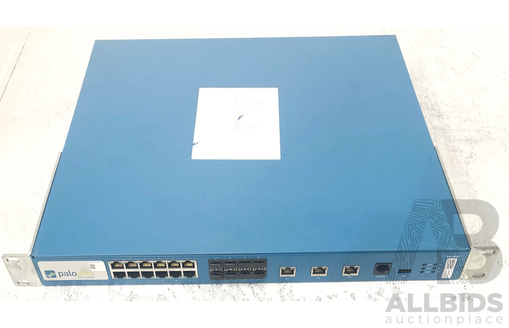 Palo Alto Networks (PA-3020) PA-3000 Series Firewall Security Appliance