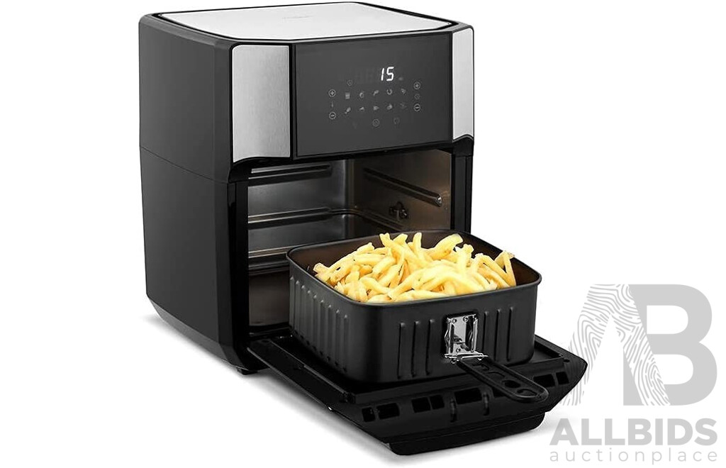 Kogan 12L 1800W Digital Air Fryer Oven (Stainless Steel) - ORP $151.99