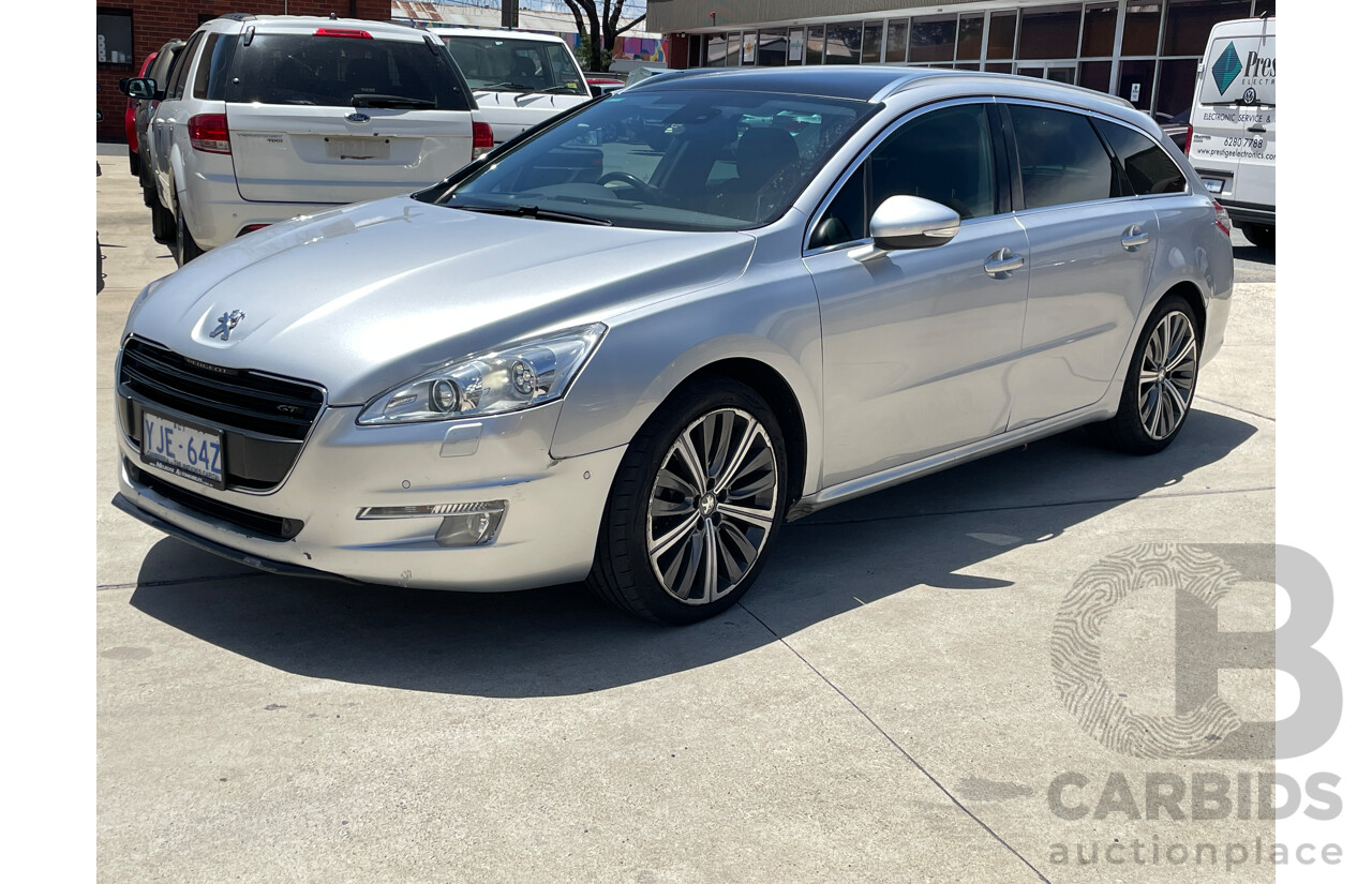 12/2012 Peugeot 508 GT Touring HDi MY13 4d Wagon Grey 2.2L