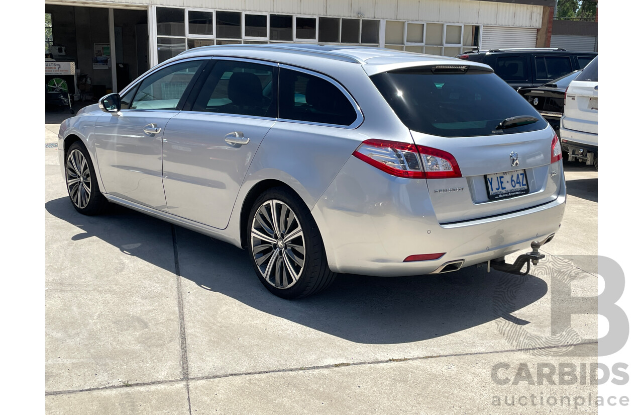 12/2012 Peugeot 508 GT Touring HDi MY13 4d Wagon Grey 2.2L