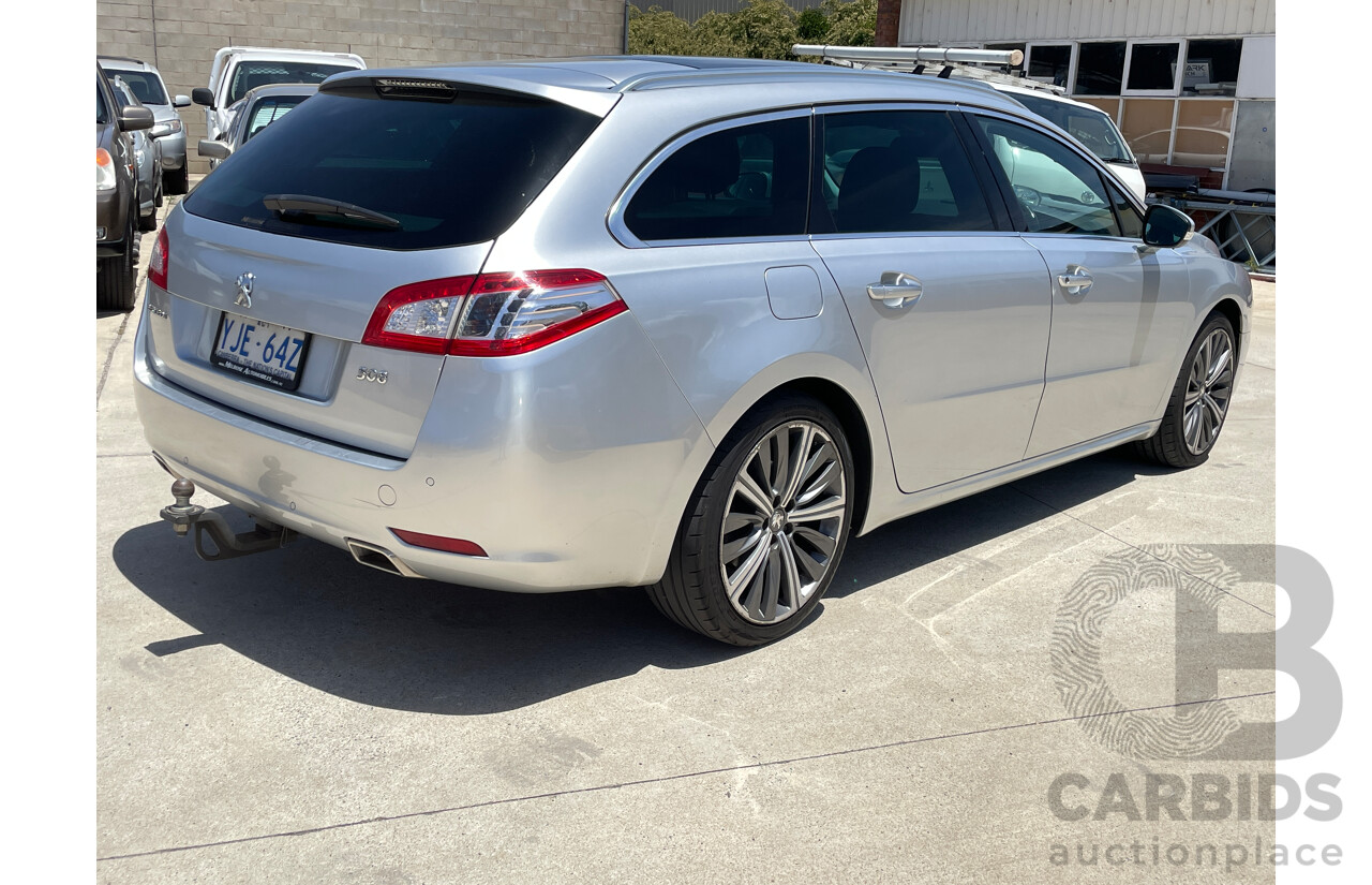 12/2012 Peugeot 508 GT Touring HDi MY13 4d Wagon Grey 2.2L