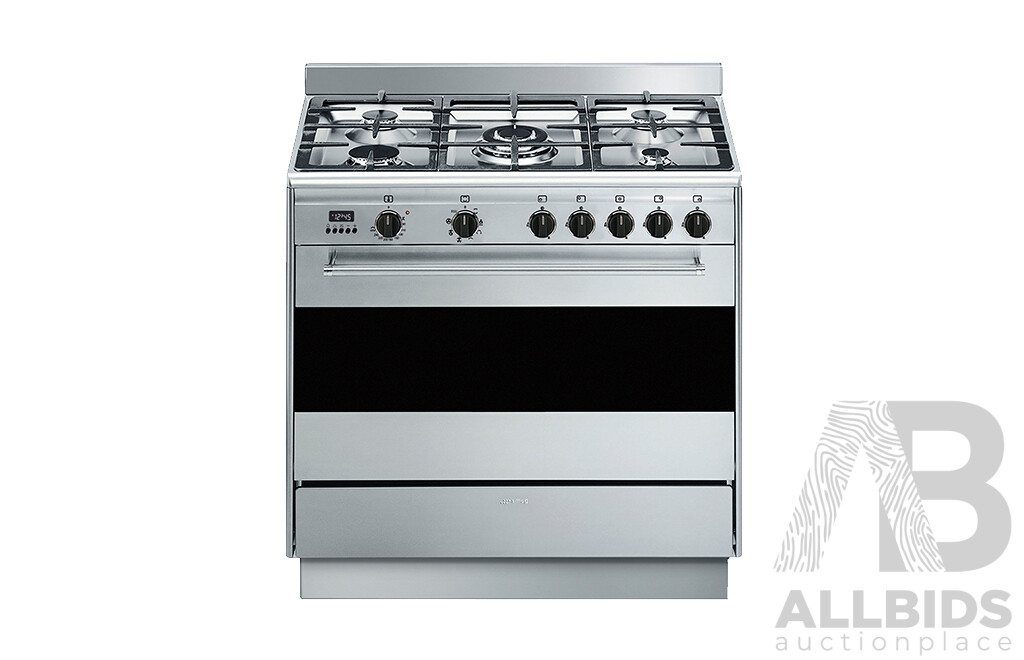 Smeg 90cm Stainless Steel Freesstanding Upright Cooker - FS9606XSN Ex Display - ORP $2490 