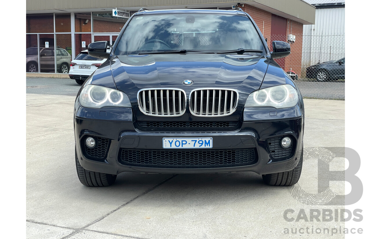 10/2010 Bmw X5 Xdrive 50i Sport E70 MY10 4d Wagon Black 4.4L