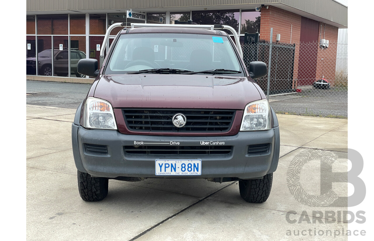 7/2004 Holden Rodeo LX RA C/Chas Red 3.5L